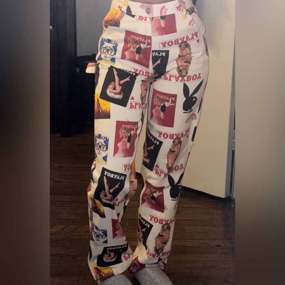 Playboy Boyfriend Carpenter Pants - PlayboyXPacsun